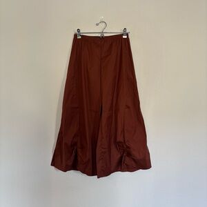 Porto San Francisco Size 1 Wide Leg Gathered Pant EUC